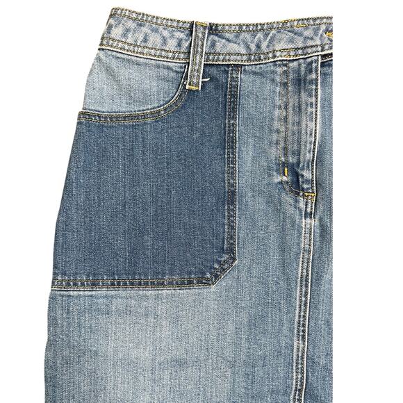 Boden Cavendish Denim Mini Skirt with contrast pockets 14R - Picture 3 of 10